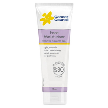 3 x Cancer Council Face Tinted Moisturiser Honey Beige Spf 30 75ml